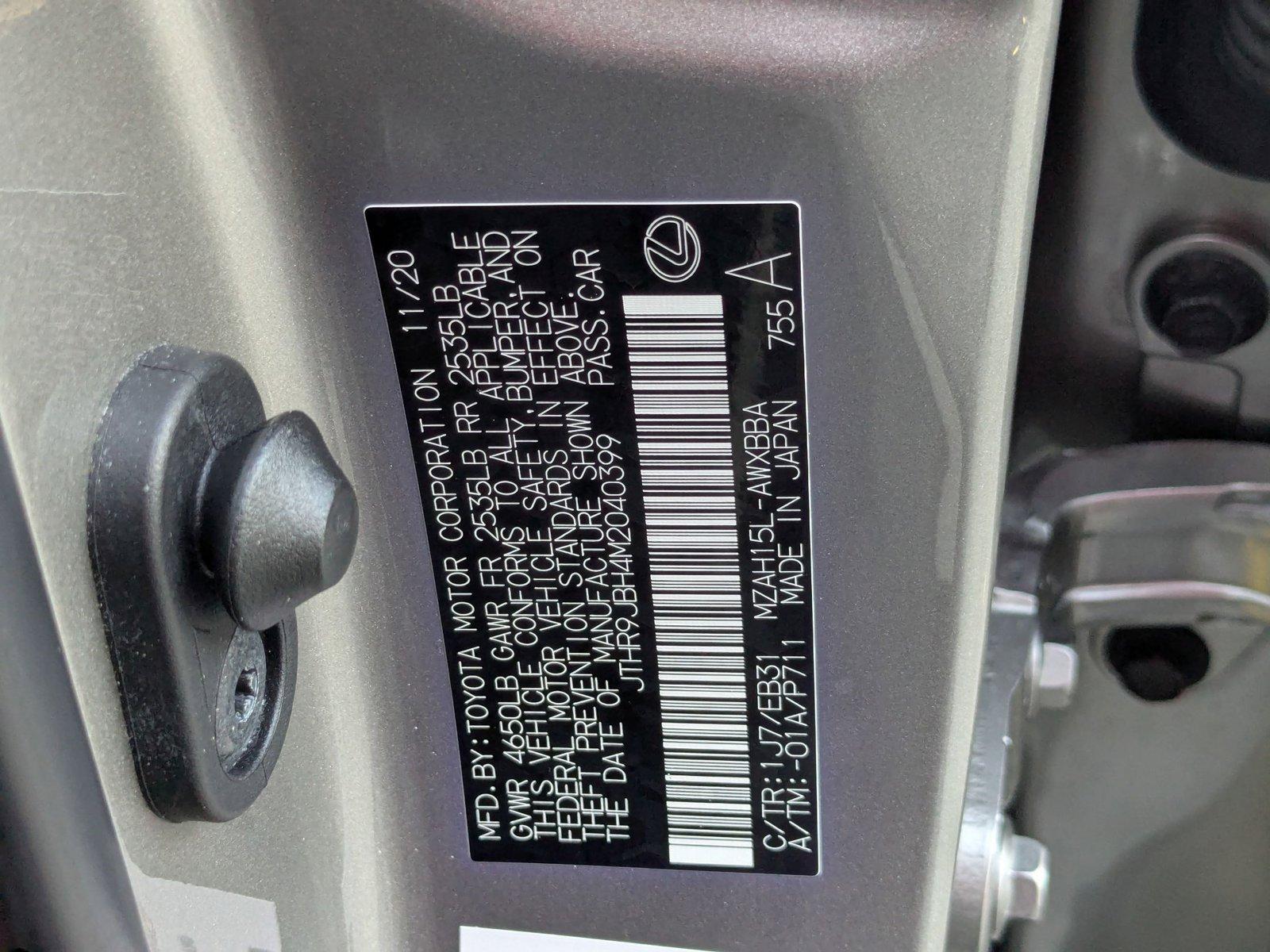2021 Lexus UX 250h Vehicle Photo in West Palm Beach, FL 33417