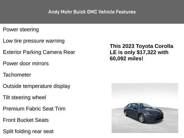 2023 Toyota Corolla Vehicle Photo in Fishers, IN 46038