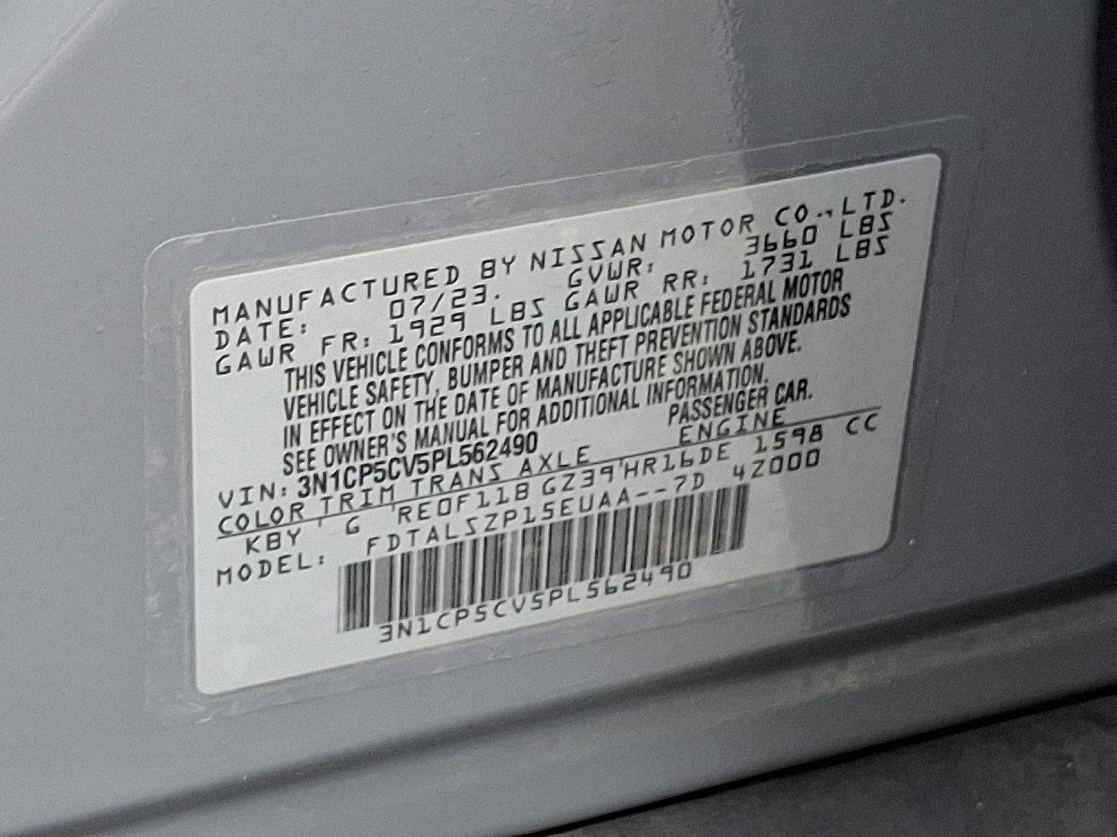 2023 Nissan Kicks Vehicle Photo in Mechanicsburg, PA 17050-2306