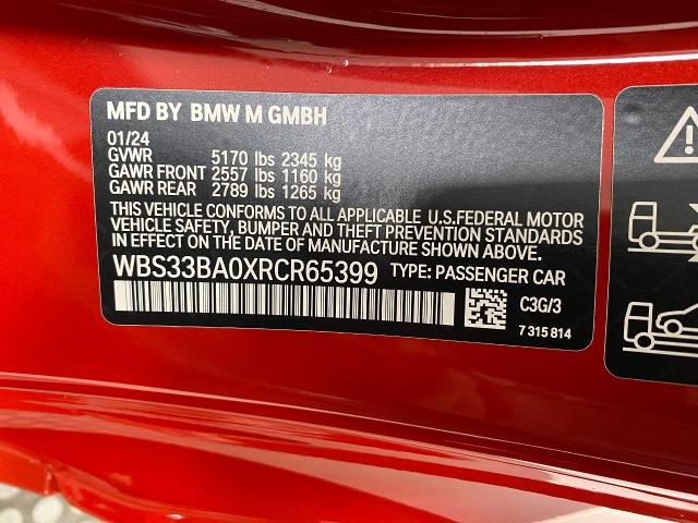 2024 BMW M4 Vehicle Photo in Appleton, WI 54913