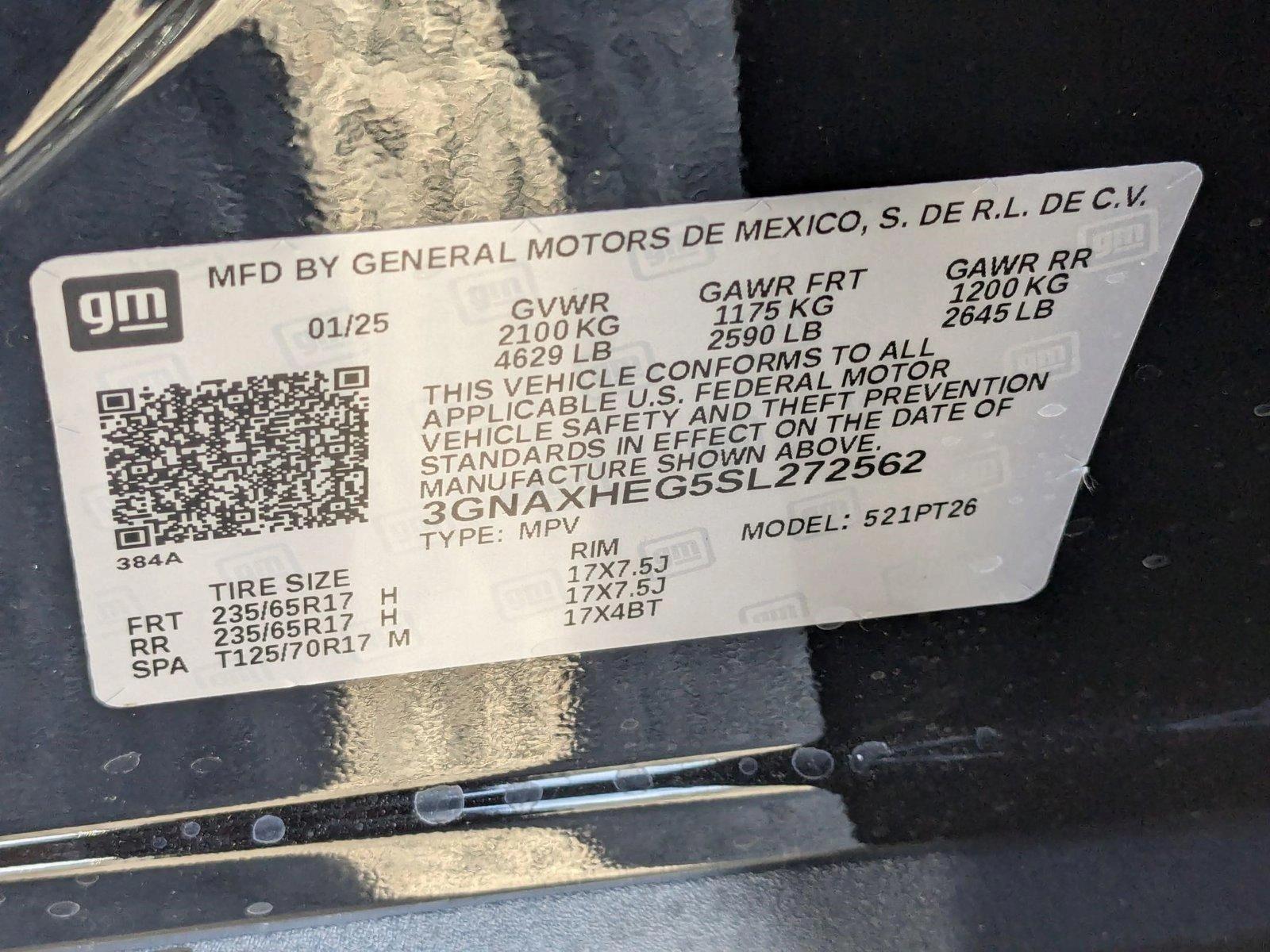 2025 Chevrolet Equinox Vehicle Photo in MIAMI, FL 33134-2699