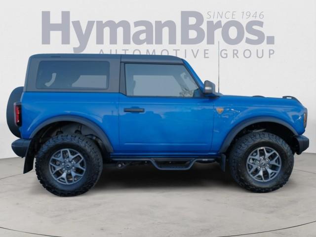Used 2023 Ford Bronco 2-Door Badlands with VIN 1FMDE5CPXPLC17438 for sale in Midlothian, VA