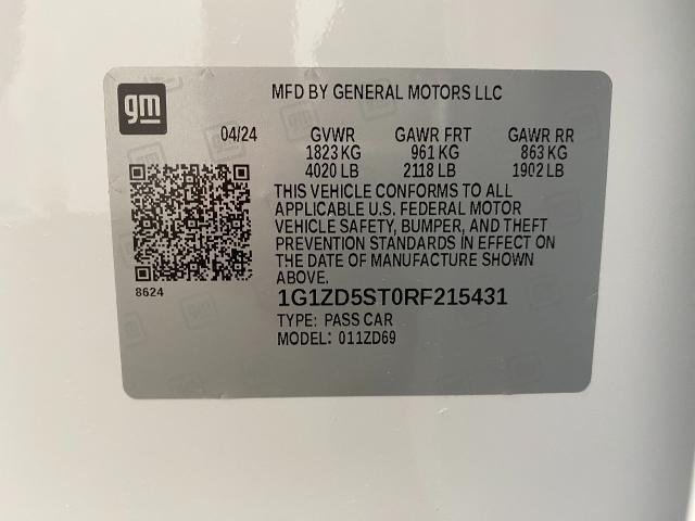 2024 Chevrolet Malibu Vehicle Photo in Appleton, WI 54913