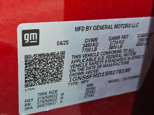 2025 Chevrolet Suburban Vehicle Photo in MIDDLETON, WI 53562-1492