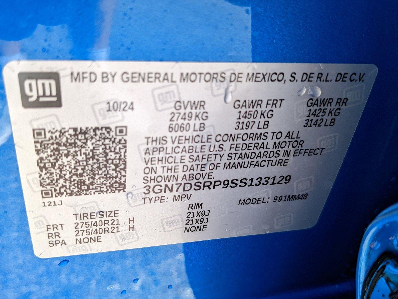 2025 Chevrolet Equinox EV Vehicle Photo in ORLANDO, FL 32808-7998