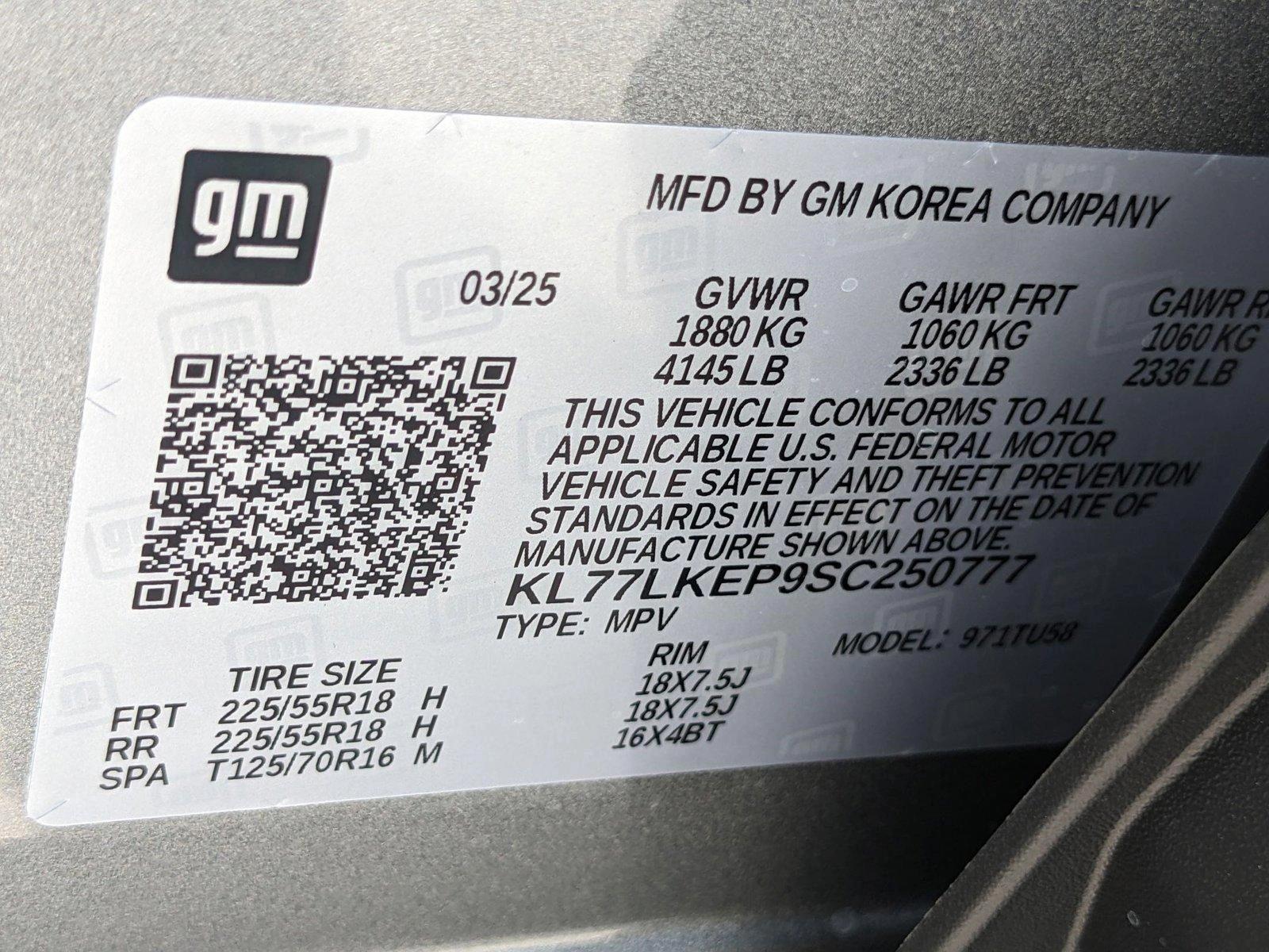 2025 Chevrolet Trax Vehicle Photo in MIAMI, FL 33172-3015