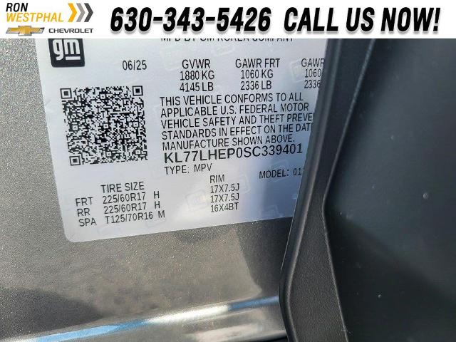 2025 Chevrolet Trax Vehicle Photo in AURORA, IL 60503-9326
