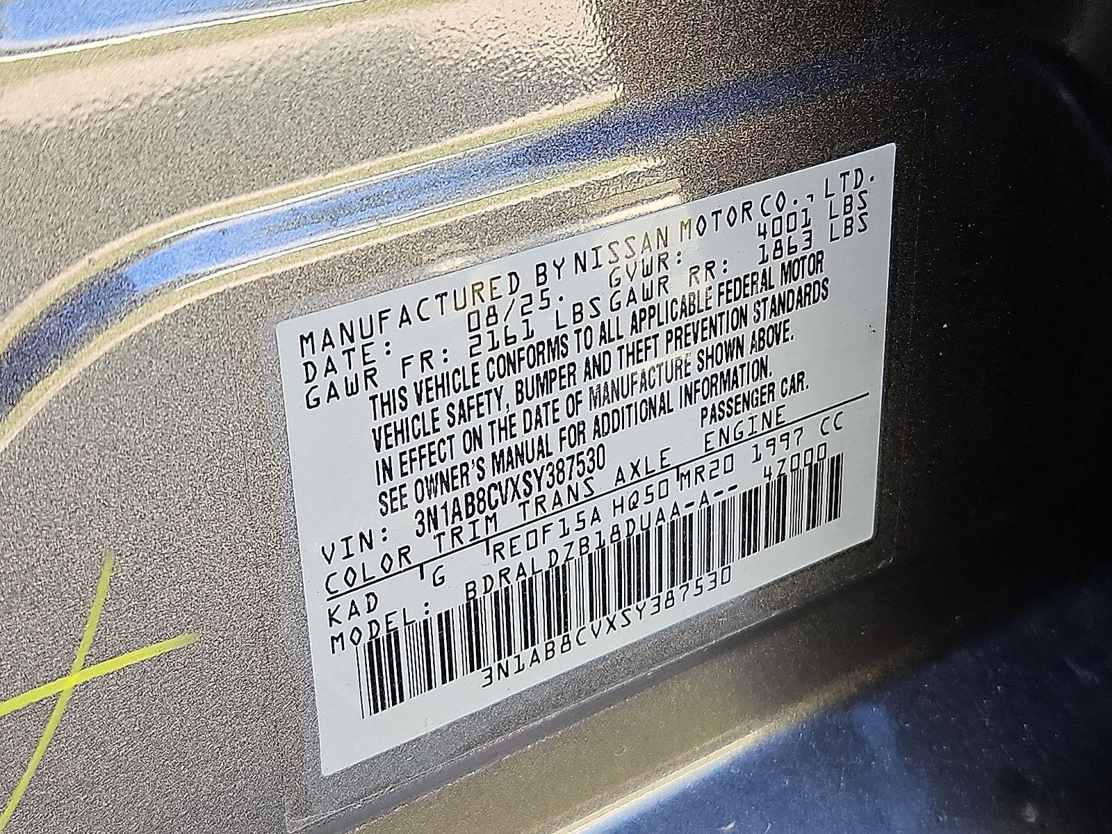 2025 Nissan Sentra Vehicle Photo in Jenkintown, PA 19046