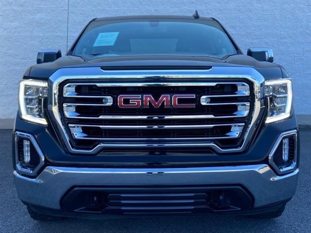 Used 2021 GMC Sierra 1500 SLT with VIN 3GTU9DED9MG418407 for sale in Benton, AR