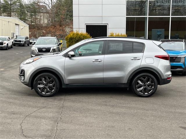 Used 2022 Kia Sportage Nightfall with VIN KNDP6CAC1N7012017 for sale in Shelton, CT