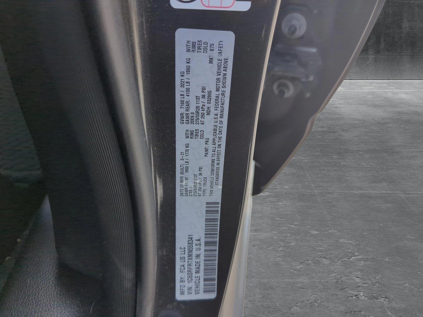 2021 Ram 1500 Vehicle Photo in Pembroke Pines, FL 33027