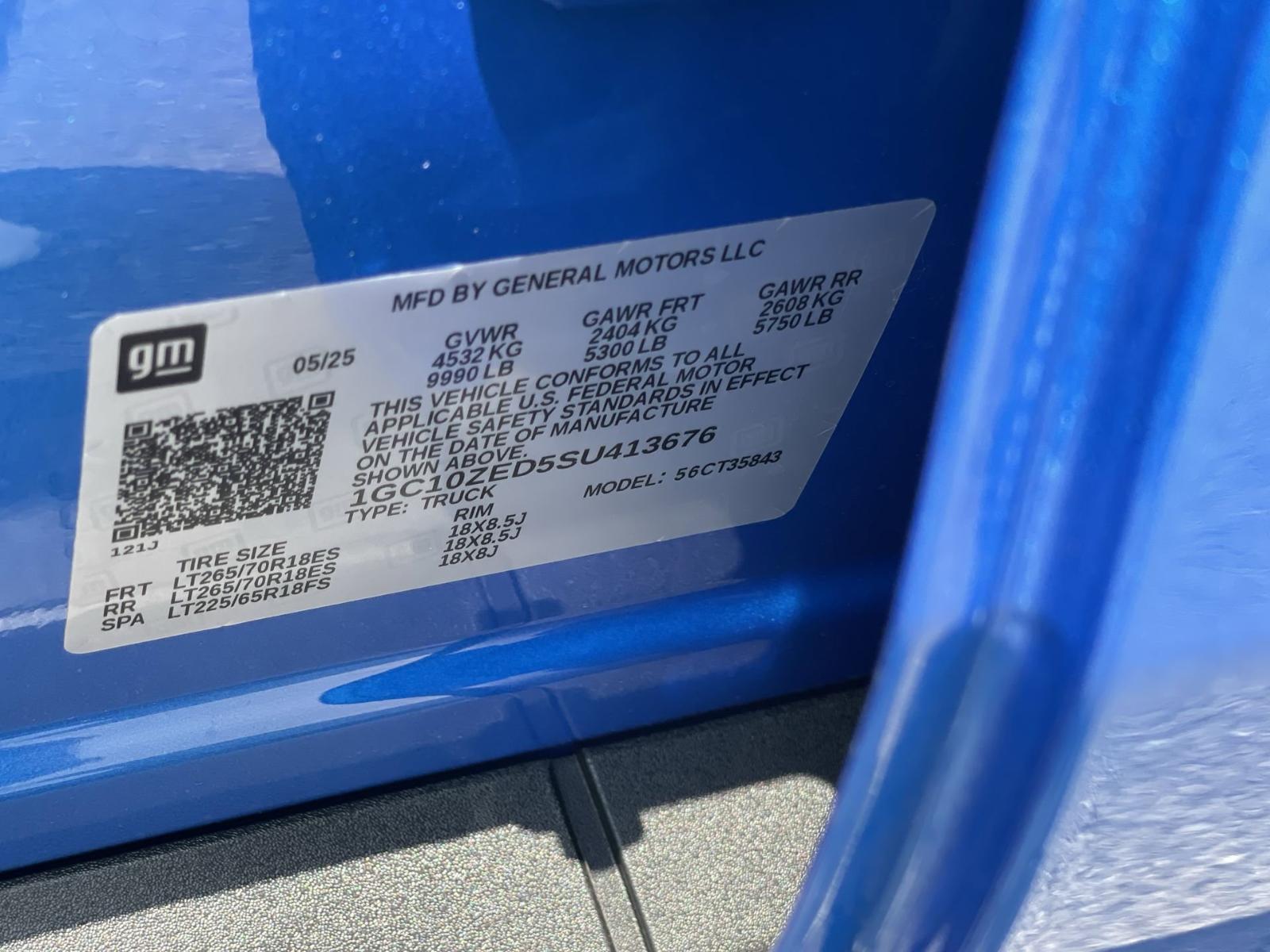 2025 Chevrolet Silverado EV Vehicle Photo in BENTONVILLE, AR 72712-4322
