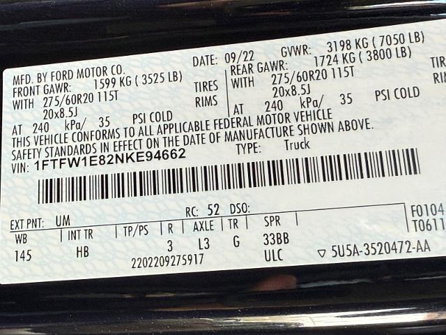 2022 Ford F-150 Vehicle Photo in Weatherford, TX 76087