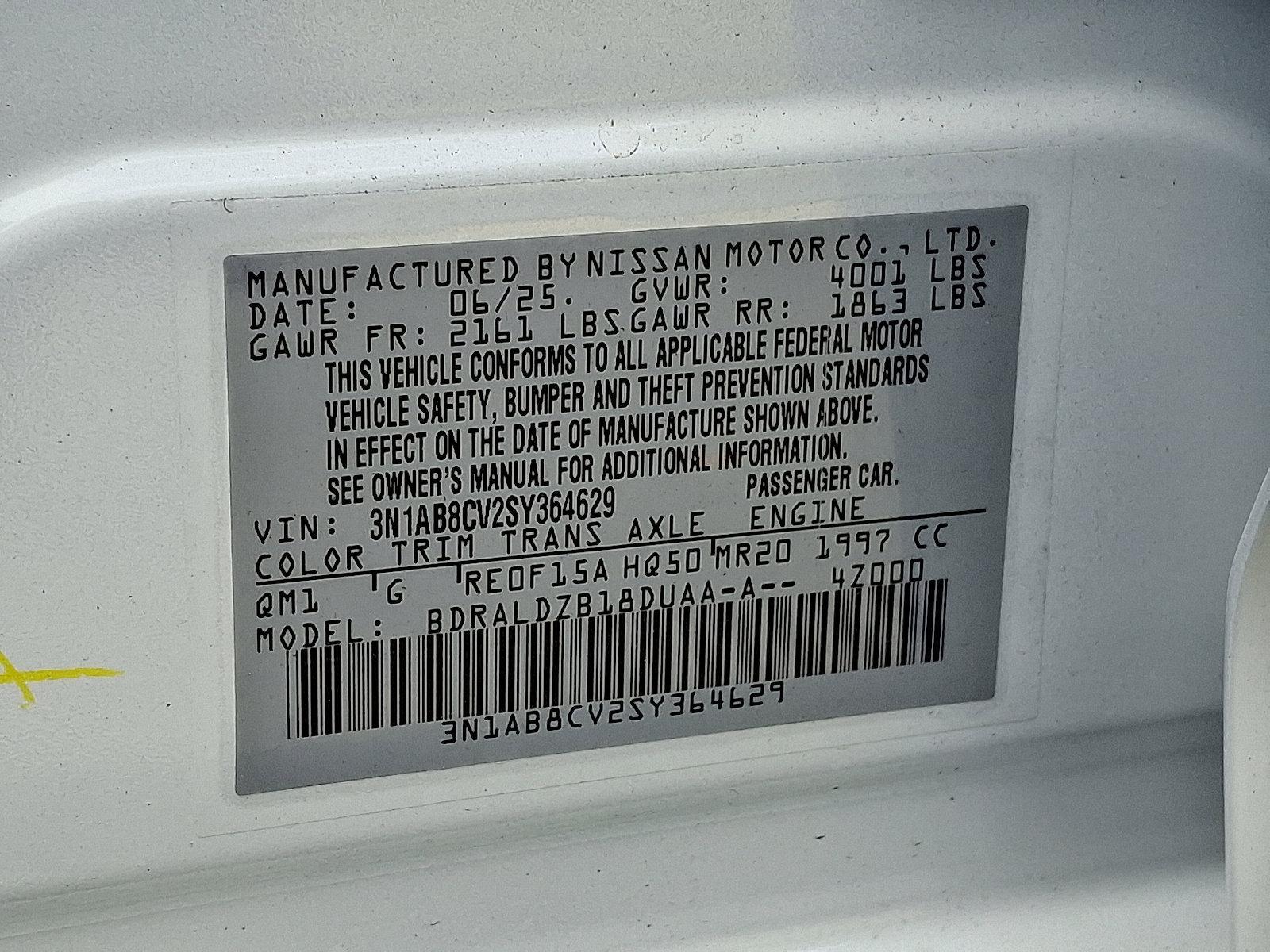 2025 Nissan Sentra Vehicle Photo in Mechanicsburg, PA 17050-2306