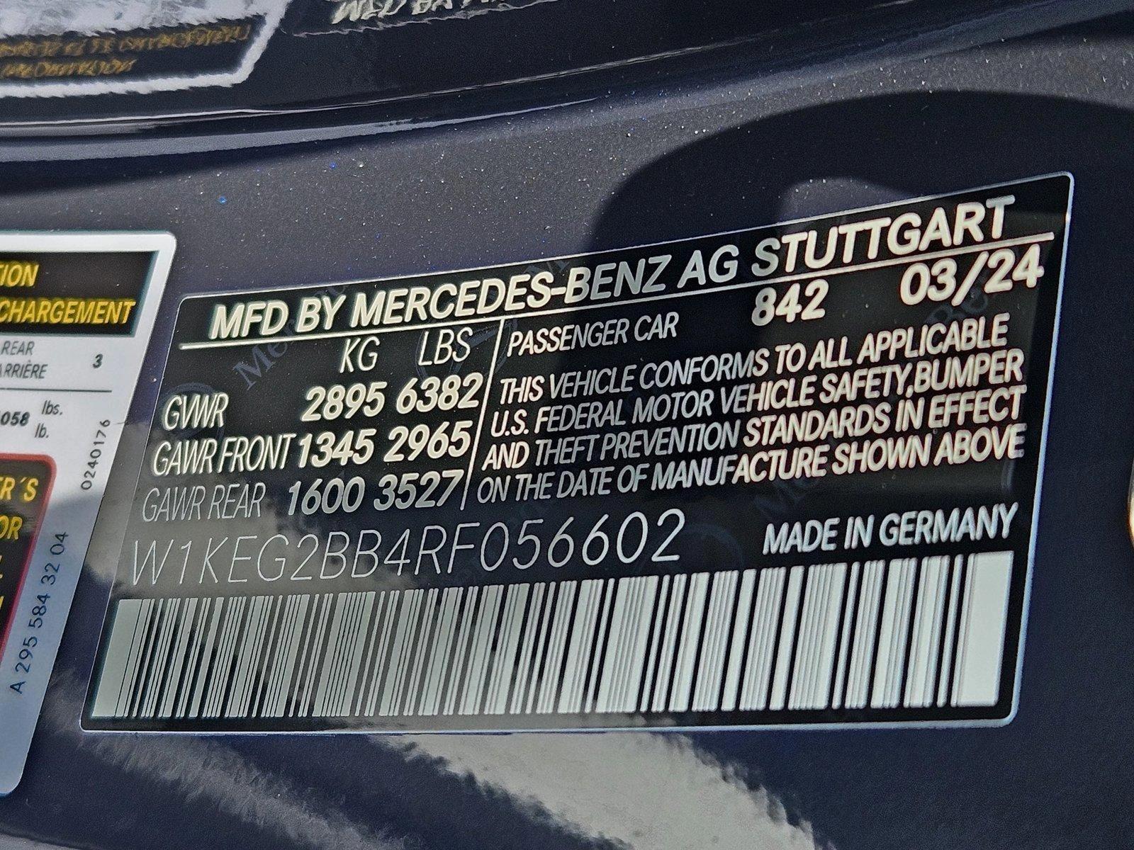 2024 Mercedes-Benz EQE Vehicle Photo in Fort Lauderdale, FL 33316