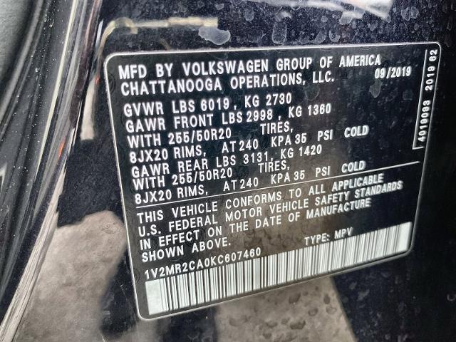 2019 Volkswagen Atlas Vehicle Photo in WILLIAMSVILLE, NY 14221-2883