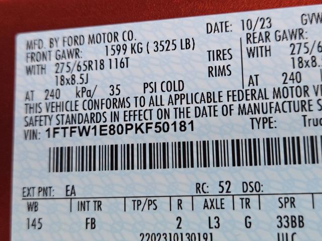 2023 Ford F-150 Vehicle Photo in Weatherford, TX 76087