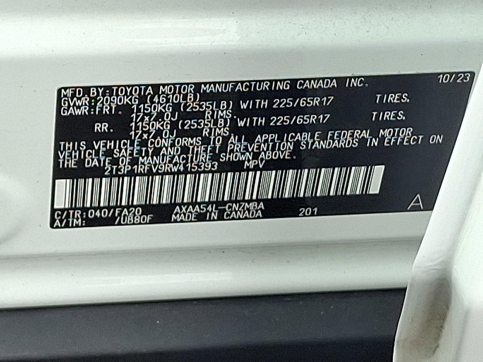 2024 Toyota RAV4 Vehicle Photo in Harrisburg, PA 17111
