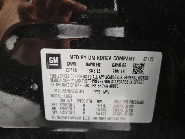 2022 Chevrolet Trax Vehicle Photo in NEENAH, WI 54956-2243