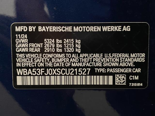 2025 BMW 530i xDrive Vehicle Photo in Appleton, WI 54913