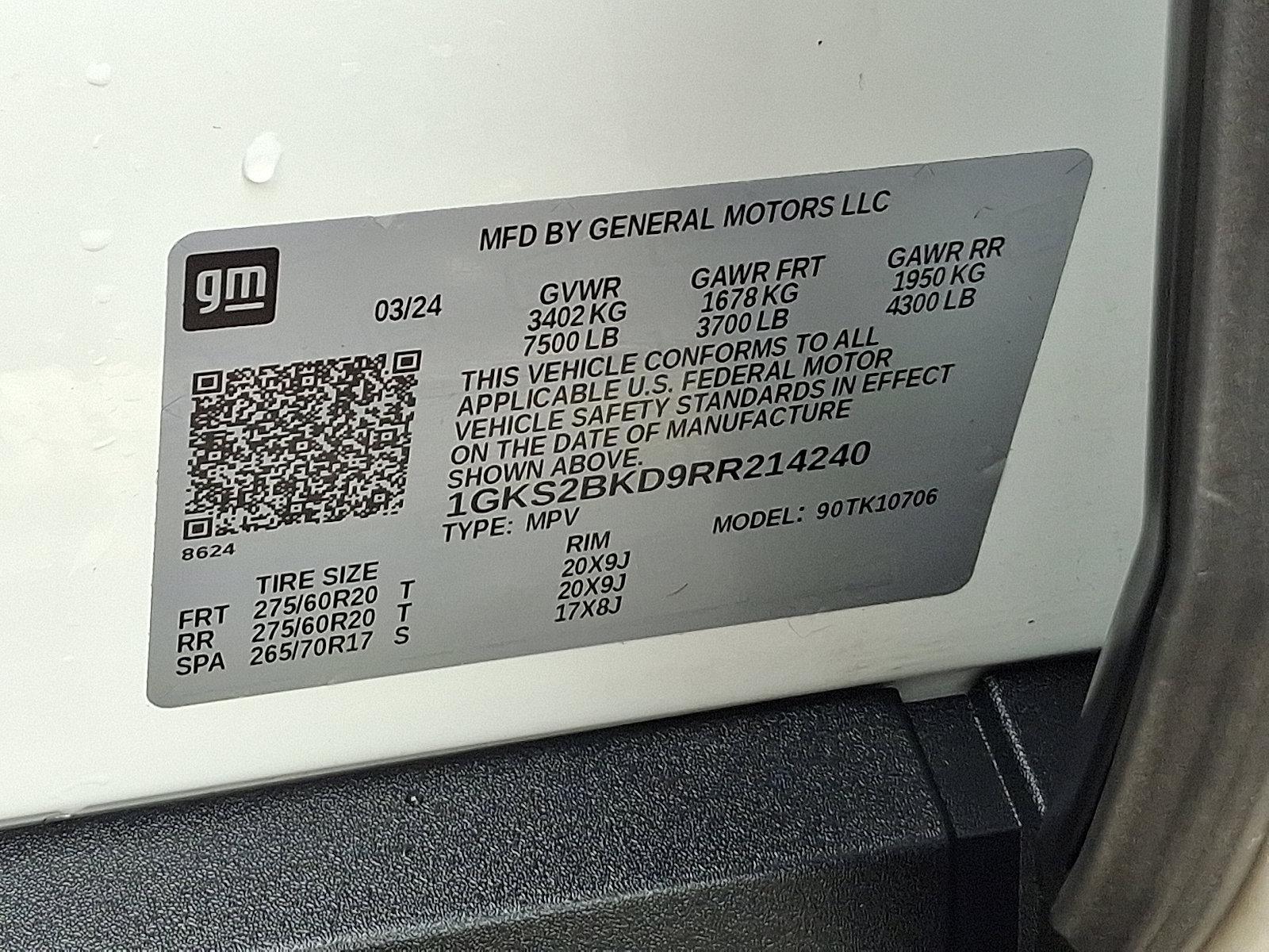 2024 GMC Yukon Vehicle Photo in Trevose, PA 19053