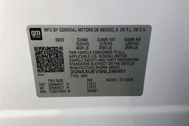 2022 Chevrolet Equinox Vehicle Photo in INDEPENDENCE, MO 64055-1314
