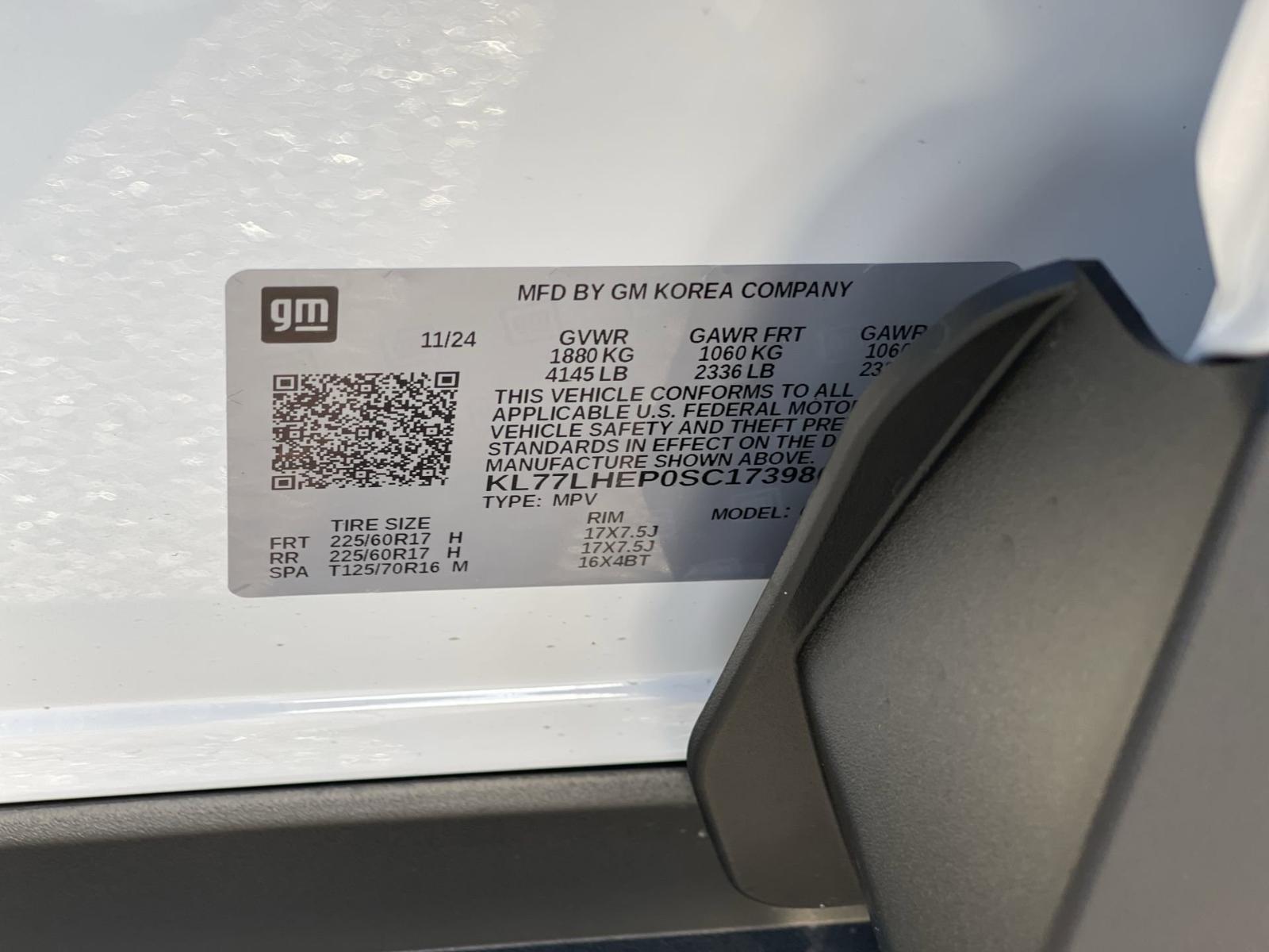 2025 Chevrolet Trax Vehicle Photo in BENTONVILLE, AR 72712-4322