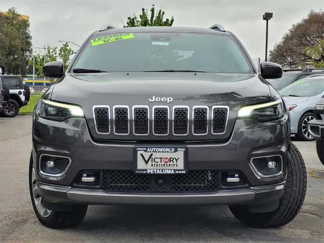 Used 2019 Jeep Cherokee Overland with VIN 1C4PJMJX0KD417807 for sale in Petaluma, CA