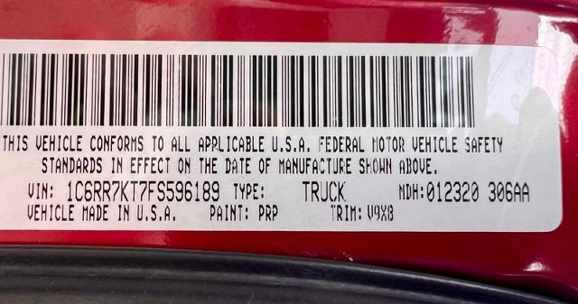 2015 Ram 1500 Vehicle Photo in EFFINGHAM, IL 62401-2832