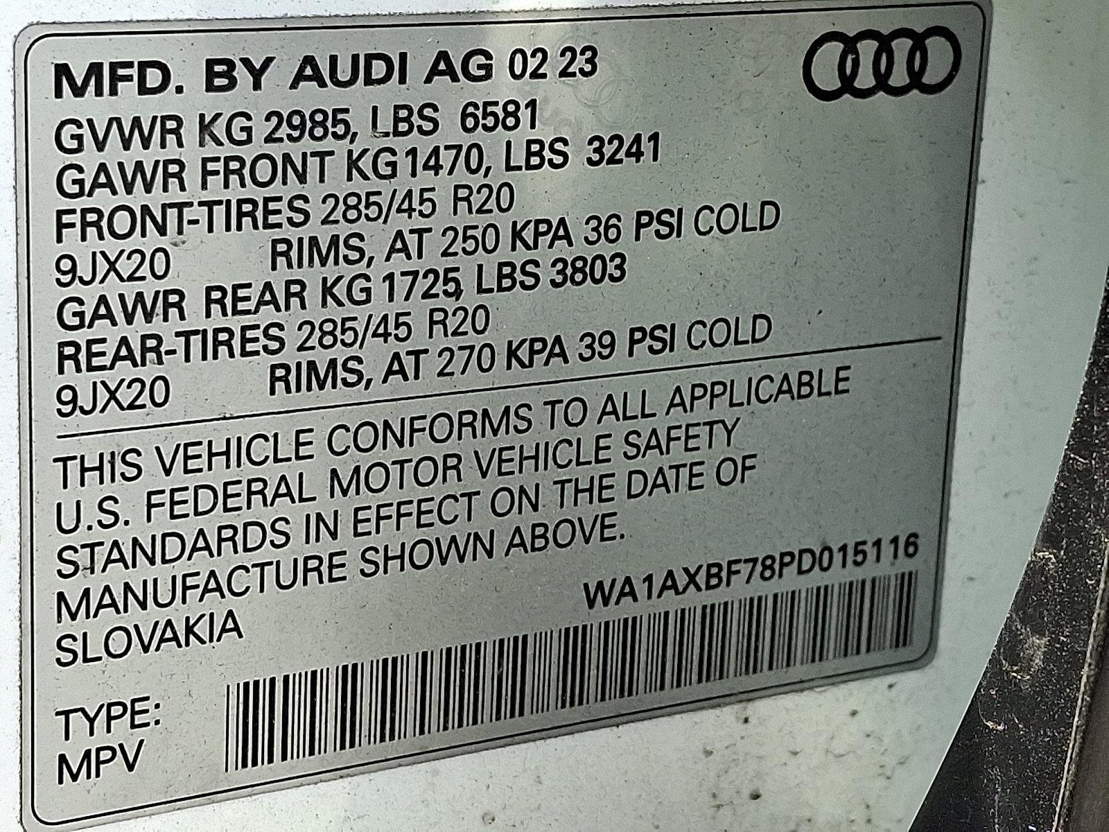 2023 Audi Q7 Vehicle Photo in Lancaster, PA 17601