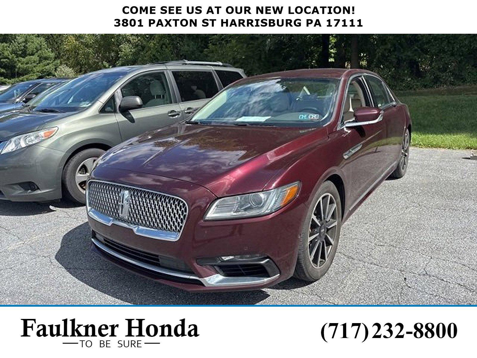 2017 Lincoln Continental Vehicle Photo in Harrisburg, PA 17111