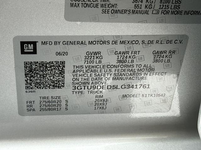 2020 GMC Sierra 1500 Vehicle Photo in MIDDLETON, WI 53562-1492