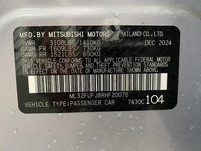 2024 Mitsubishi Mirage G4 Vehicle Photo in Appleton, WI 54913