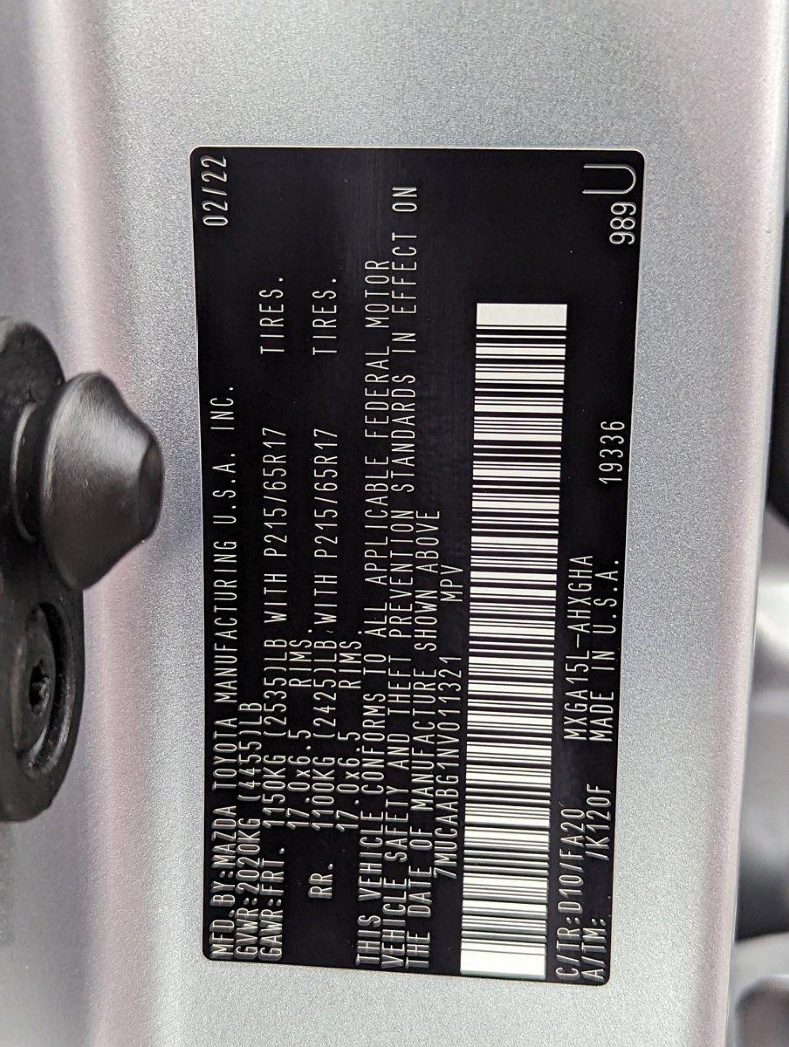 2022 Toyota Corolla Cross Vehicle Photo in Spokane Valley, WA 99212