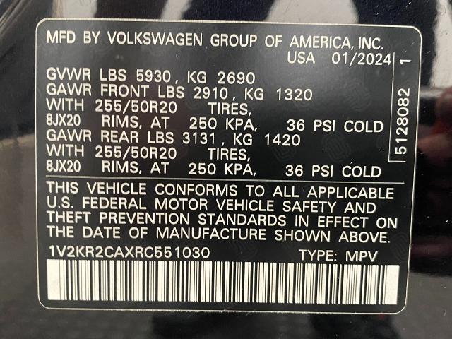 2024 Volkswagen Atlas Vehicle Photo in Appleton, WI 54913