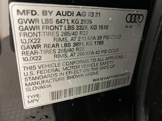 2021 Audi Q8 Vehicle Photo in Appleton, WI 54913