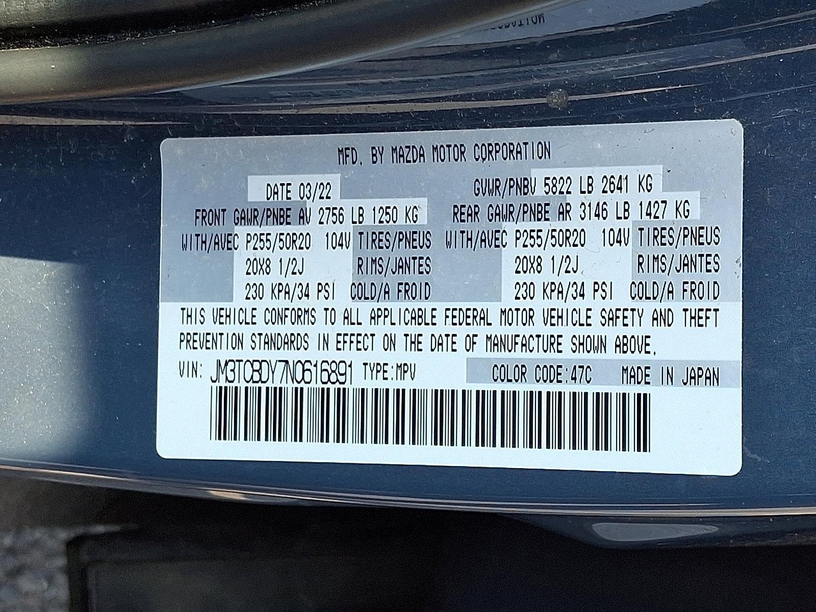 2022 Mazda CX-9 Vehicle Photo in Trevose, PA 19053