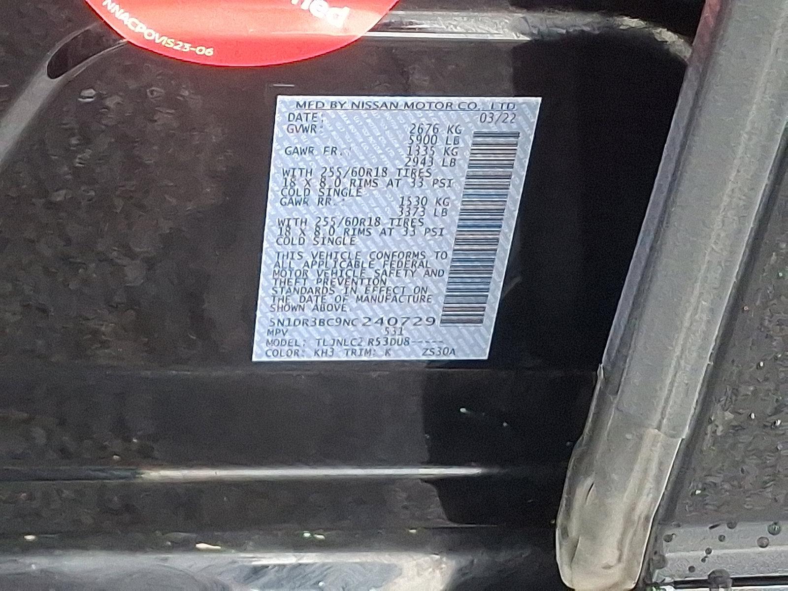 2022 Nissan Pathfinder Vehicle Photo in Harrisburg, PA 17111-1033