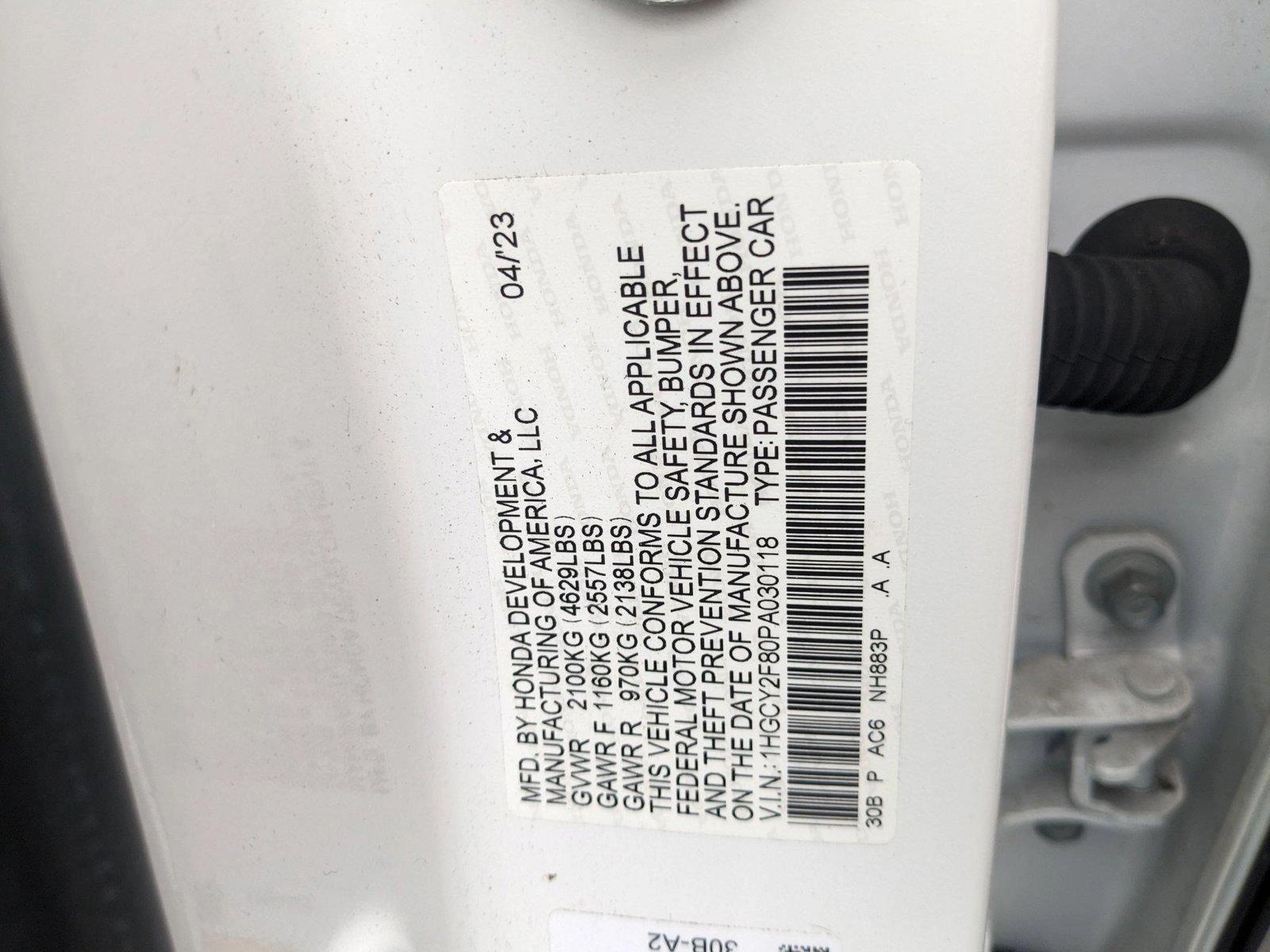 2023 Honda Accord Hybrid Vehicle Photo in Sanford, FL 32771