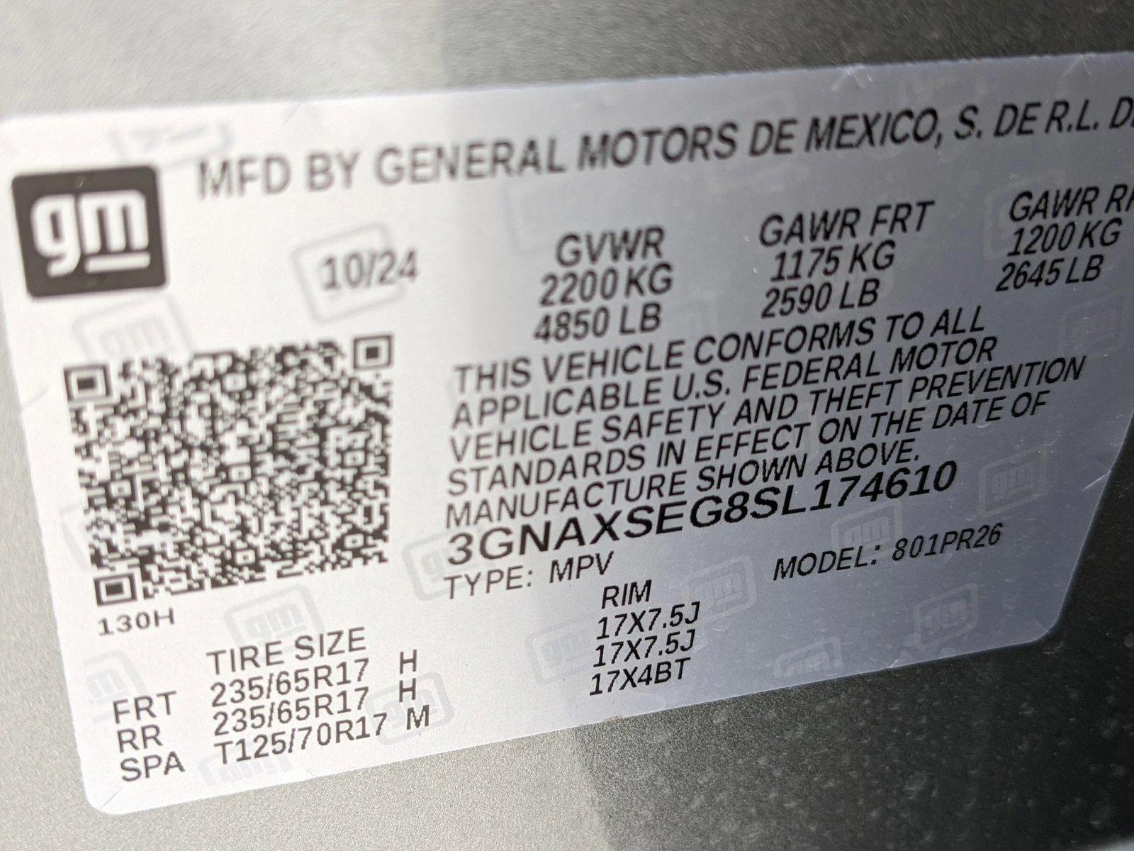 2025 Chevrolet Equinox Vehicle Photo in ORLANDO, FL 32808-7998