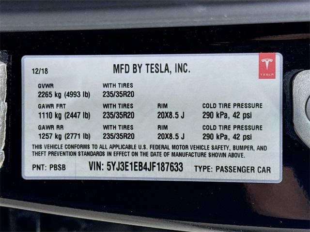 2018 Tesla Model 3 Vehicle Photo in Everett, WA 98204