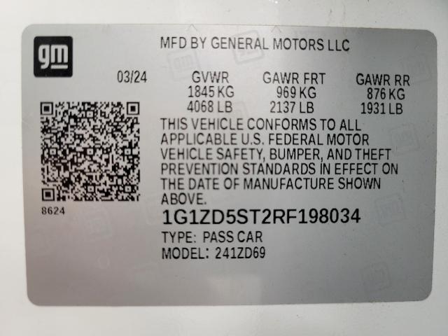 2024 Chevrolet Malibu Vehicle Photo in NEENAH, WI 54956-2243
