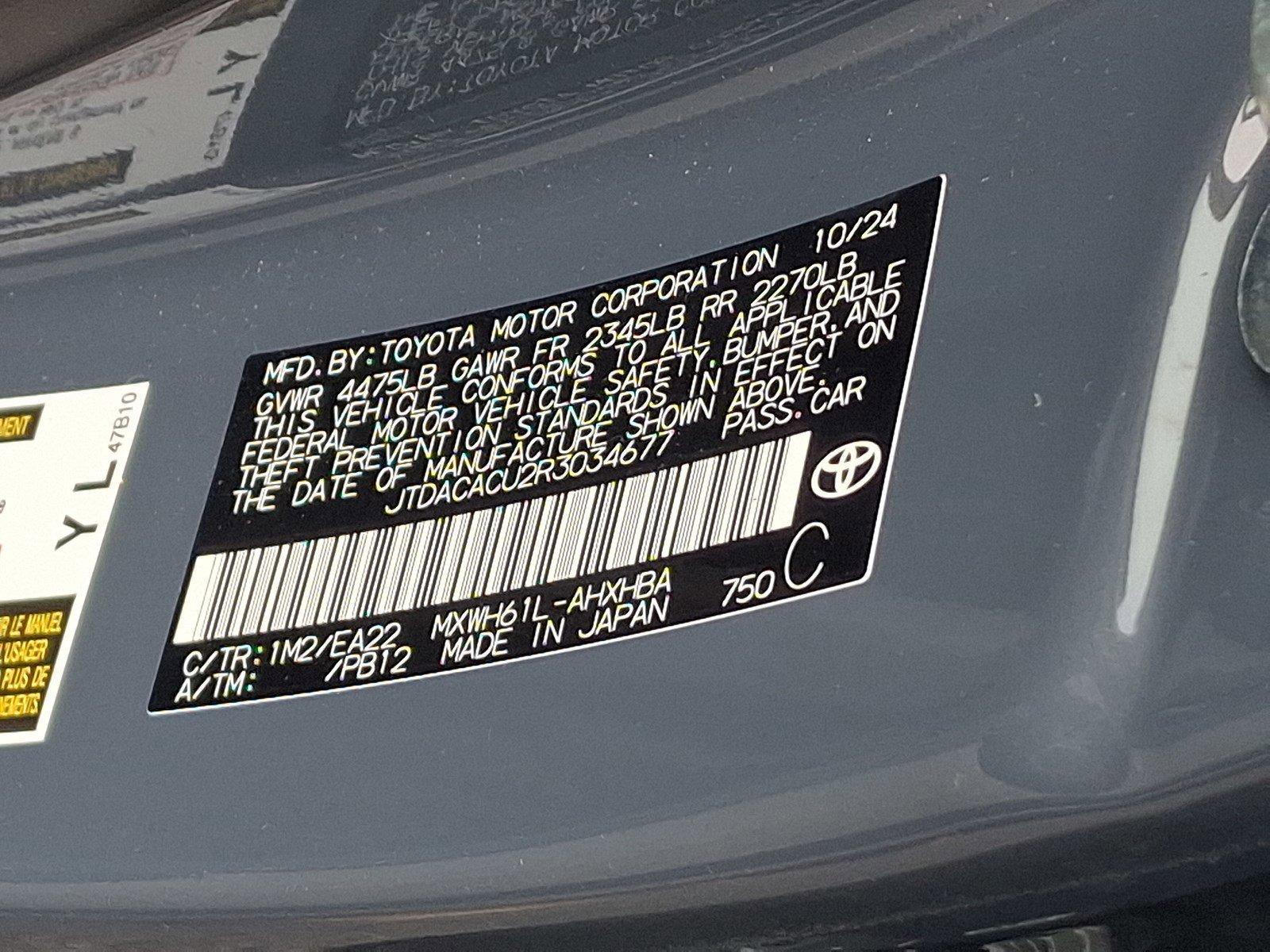 2024 Toyota Prius Prime Vehicle Photo in Harrisburg, PA 17111