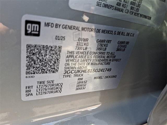 2025 Chevrolet Silverado 1500 Vehicle Photo in BERLIN, MD 21811-1121