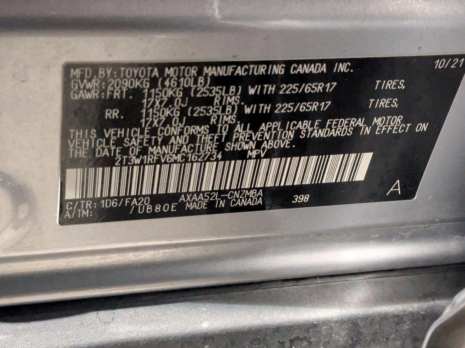 2021 Toyota RAV4 Vehicle Photo in MIAMI, FL 33134-2699