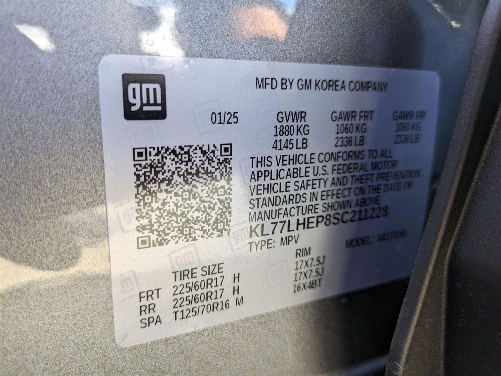 2025 Chevrolet Trax Vehicle Photo in GILBERT, AZ 85297-0446