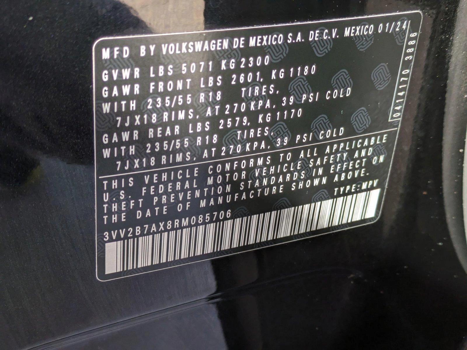 2024 Volkswagen Tiguan Vehicle Photo in Cockeysville, MD 21030-2508