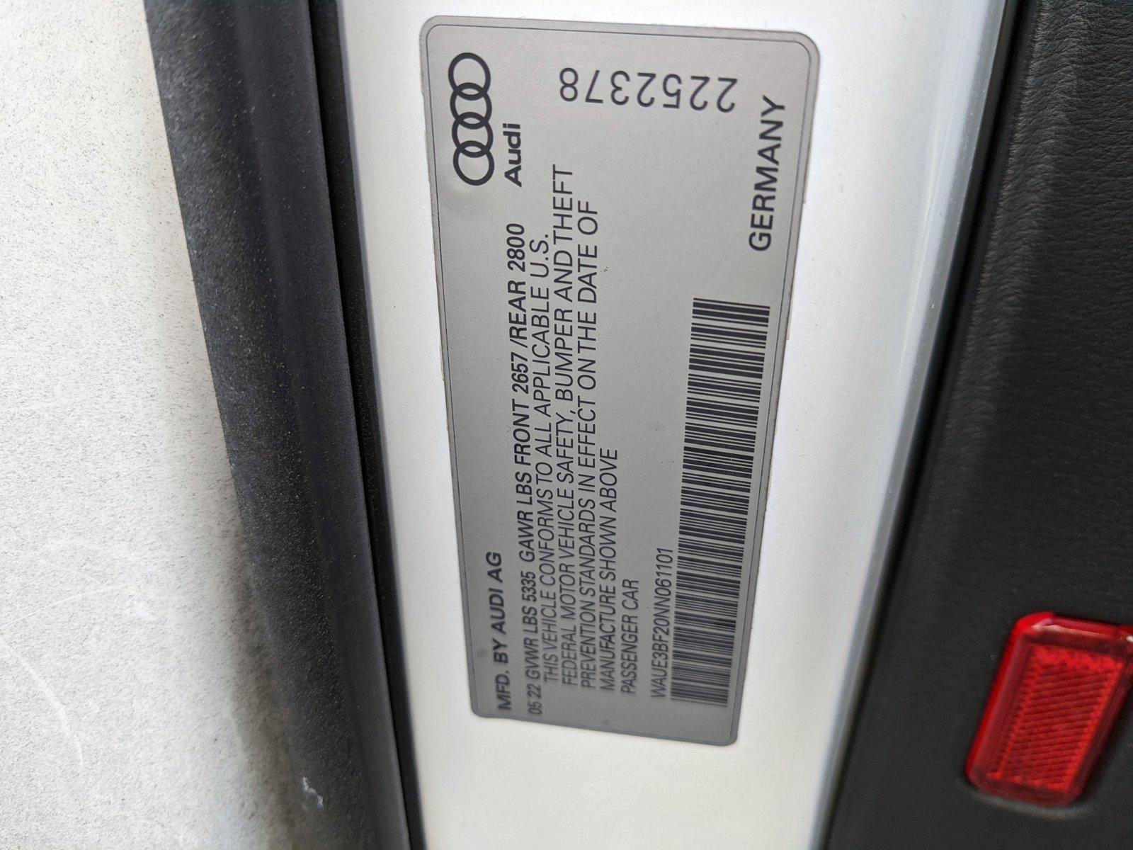 2022 Audi A6 Sedan Vehicle Photo in Orlando, FL 32811