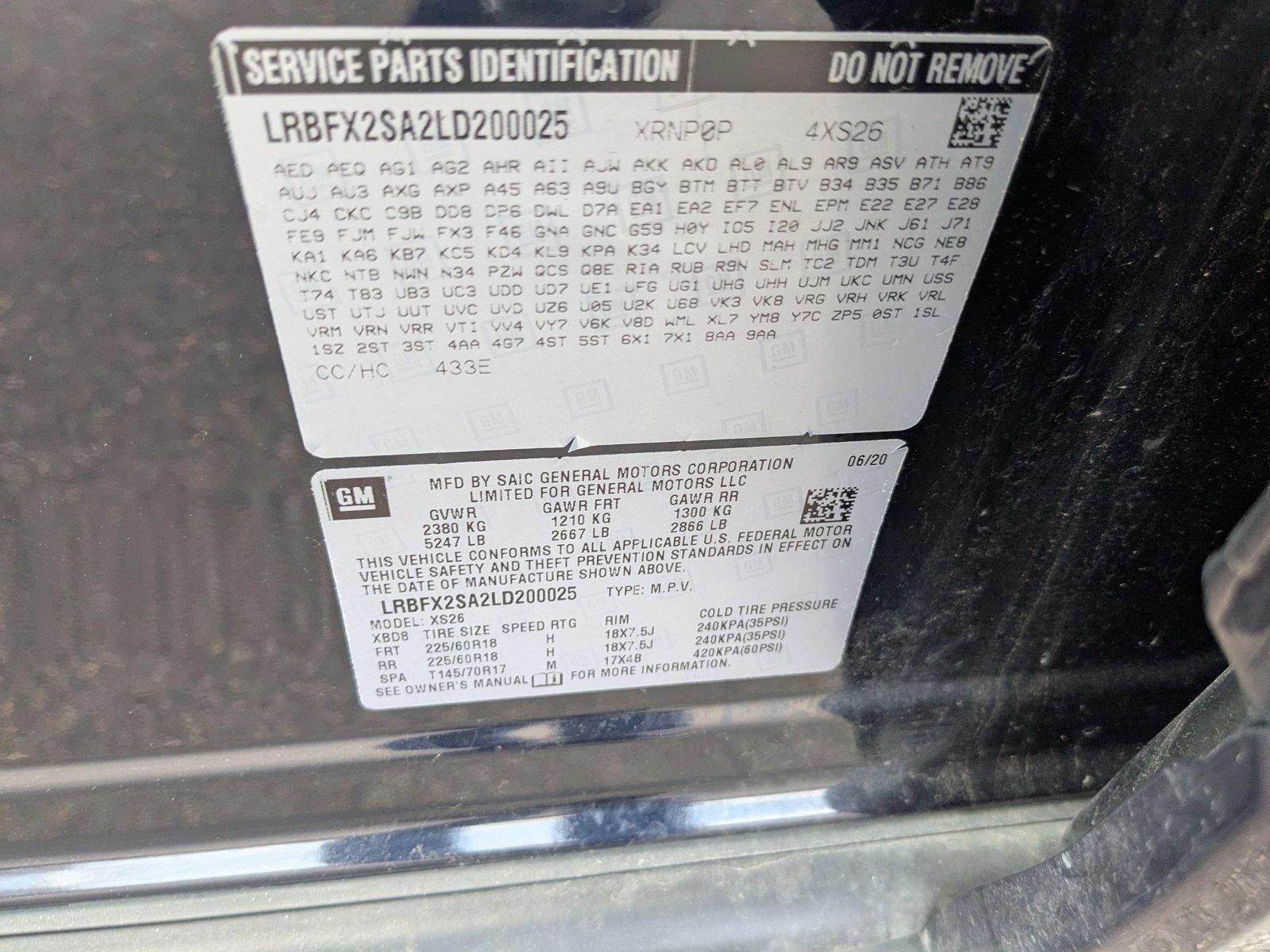2020 Buick Envision Vehicle Photo in LONE TREE, CO 80124-2750