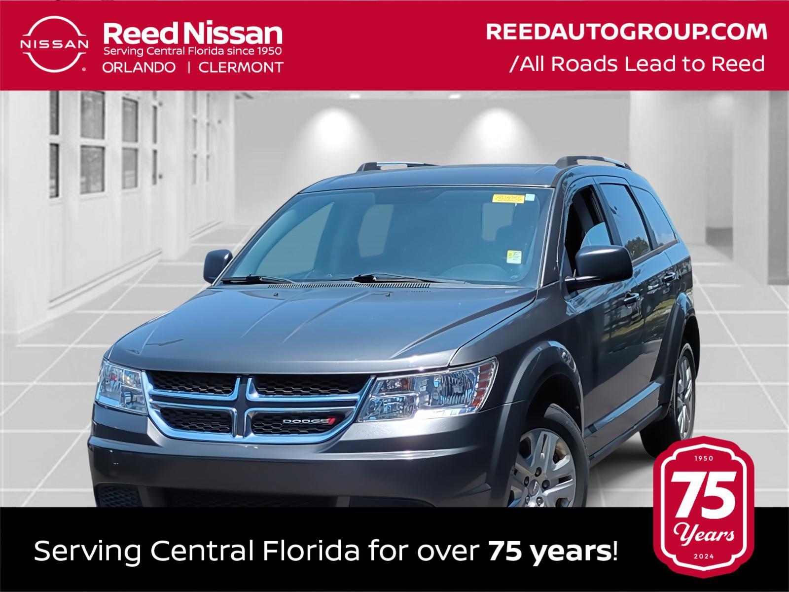 Used 2017 Dodge Journey SE with VIN 3C4PDCAB4HT614729 for sale in Orlando, FL